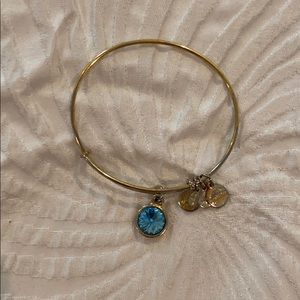 Alex and Ani March birthstone bangle